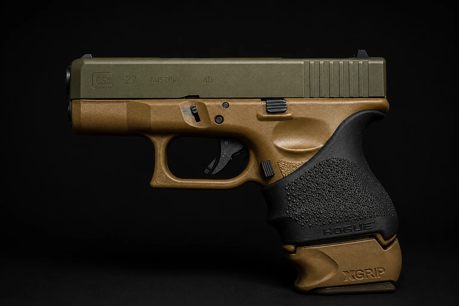 Finished Glock pistol